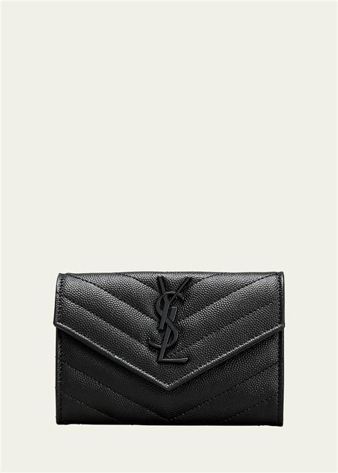 Saint Laurent YSL Monogram Small Flap Wallet in 